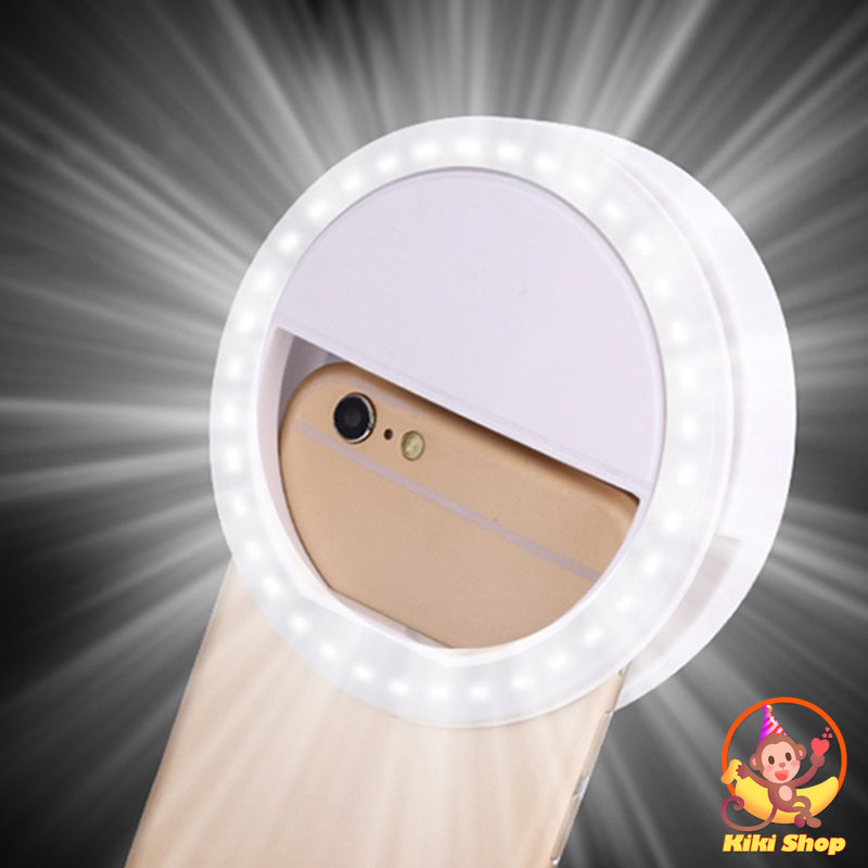 Selfie Flash Đèn vòng flash 36 bóng LED kẹp điện thoại hỗ trợ chụp ảnh tự sướng