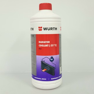 Nước Làm Mát Động Cơ Wurth Radiator Coolant 1L Màu xanh / Màu đỏ