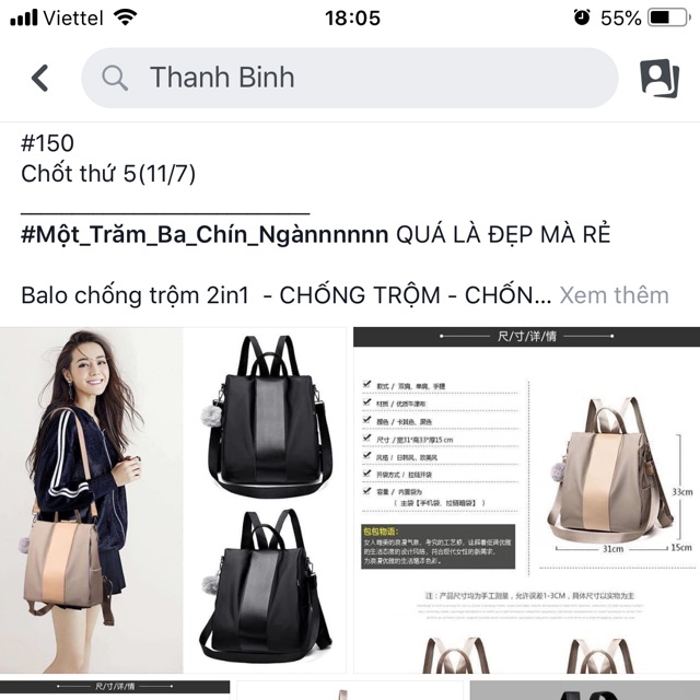 Balo xinh xinh