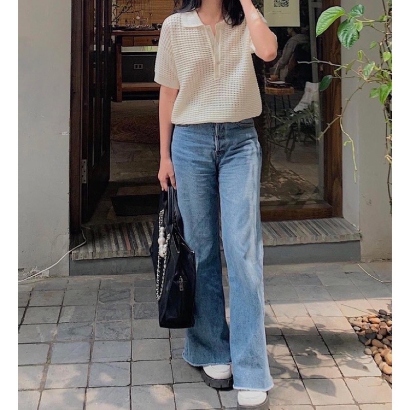 áo polo montogi xinh lưới