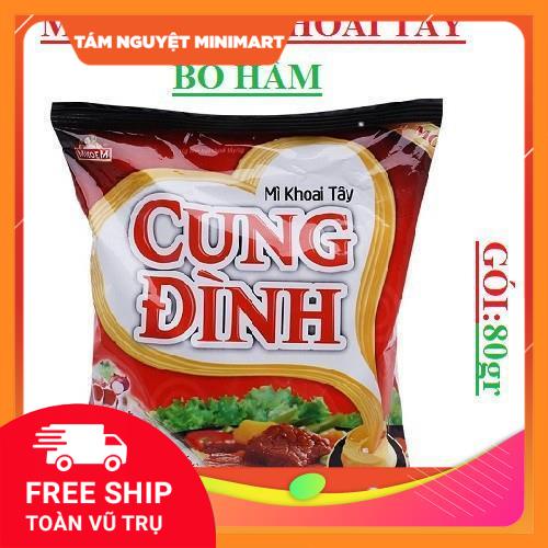 Mì tôm Cung Đình 80G cực ngon đầy đủ hương vị