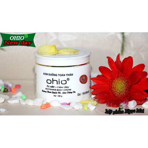 OHIO ỐC SÊN NEW DAY - Kem dưỡng trắng da toàn thân (180g)