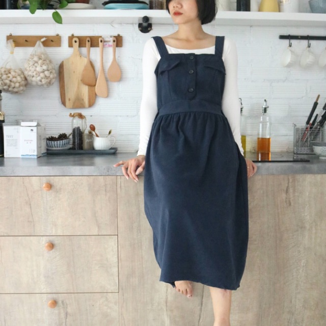 Pass thanh lý đầm yếm nhung