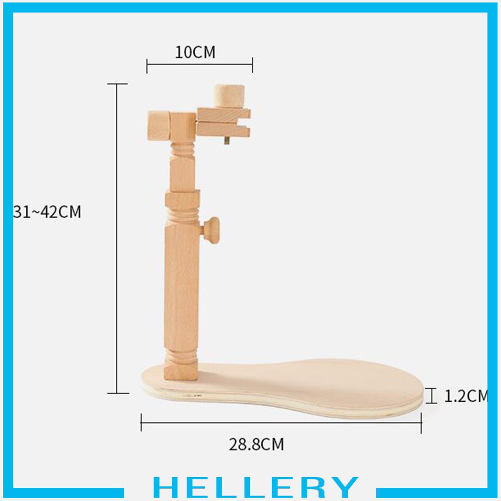 Giá Đỡ Khung Thêu Chữ Thập Bằng Gỗ Có Thể Điều Chỉnh Xoay 360 Độ
