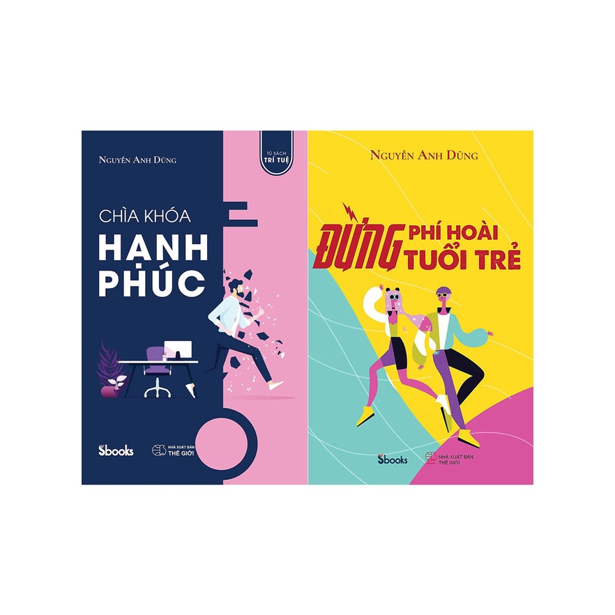 Sách - Combo Chìa Khóa Hạnh Phúc + Đừng Phí Hoài Tuổi Trẻ (2 Cuốn)