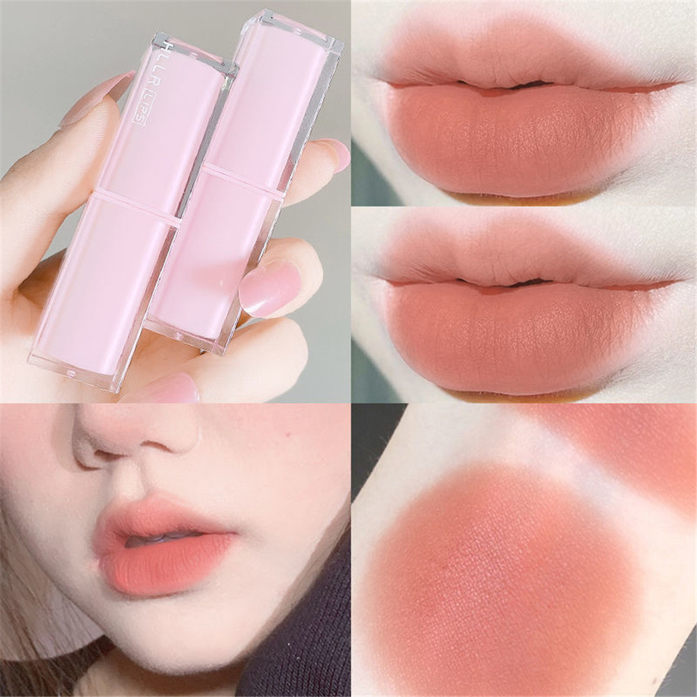 [Hàng mới về] Son kem lì kháng nước lâu trôi cỡ nhỏ màu sắc tươi mới retro thời trang cho nữ và người mới bắt đầu