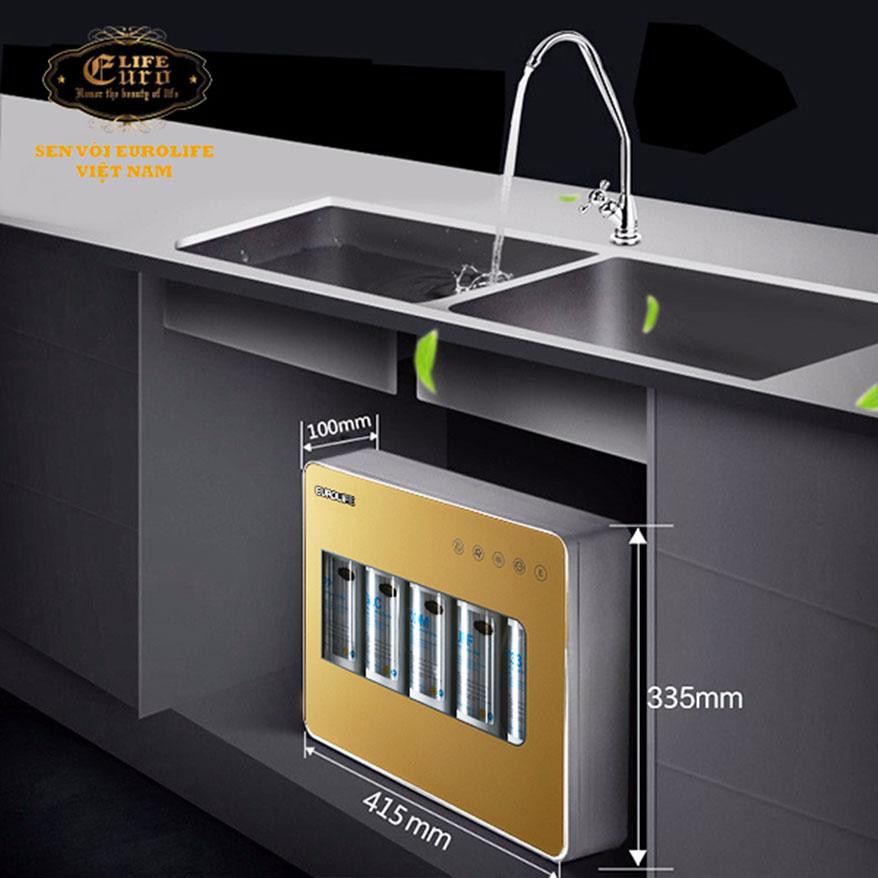 Máy lọc nước uống trực tiếp 5 cấp độ lọc Eurolife EL-UF5 Gold