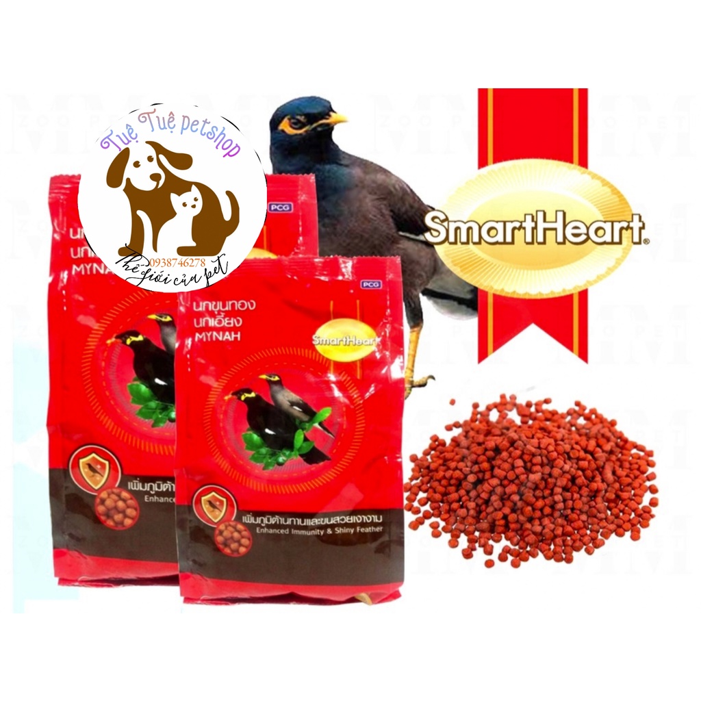Cám Cho Chim sáo,Nhồng Smartheart 400g-Tuệ Tuệ petshop