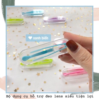 Bộ dụng cụ gắp lens và khay đựng