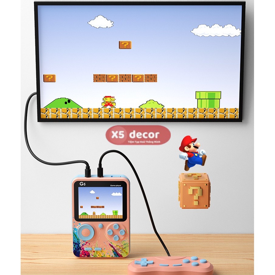 Máy Chơi Game Bản 2022 Pixar 4  - 2 Người Chơi - Kết Nối Tivi Âm Thanh Hình Ảnh Rõ Nét Bảo Hành 12 Tháng