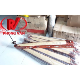 Đàn bầu gỗ hương khảm hoa gắn amply