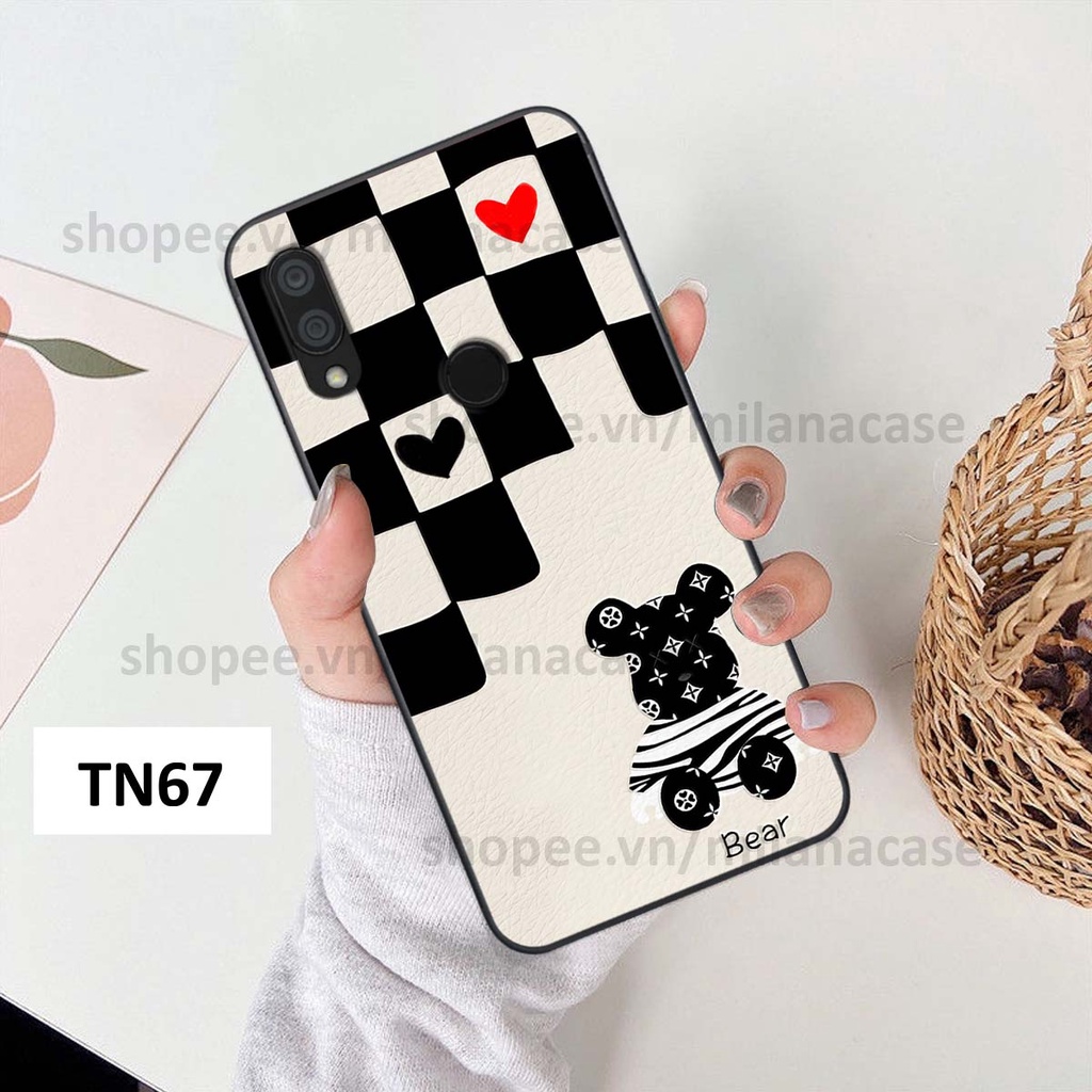 Ốp Xiaomi Redmi 7 gấu be@rBrick gấu Teddy Kaws siêu đẹp, phong cách, cá tính