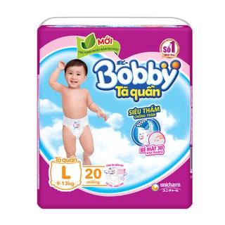 Bỉm bobby l20 miếng 9-13kg