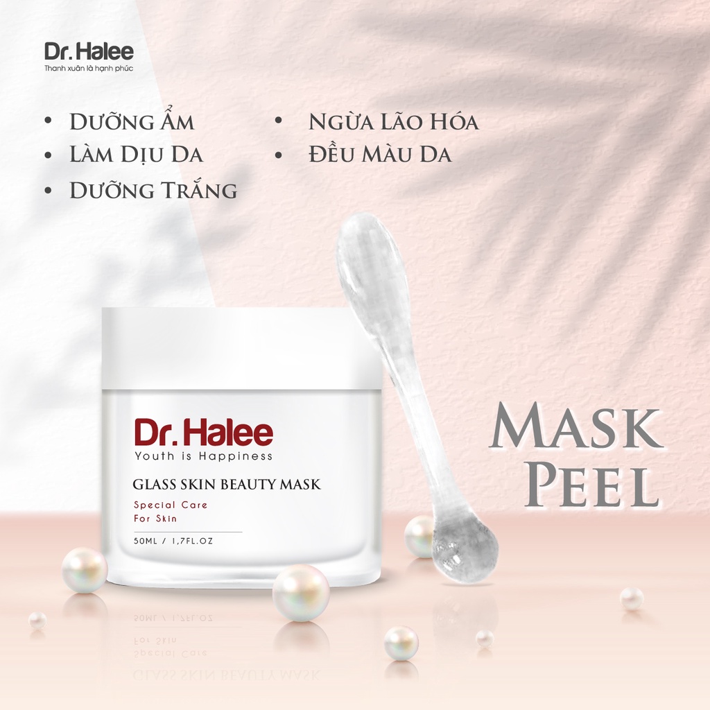 Combo 2 Mặt Nạ Ngủ Dr Halee Mask Peel - GLASS SKIN BEAUTY MASK