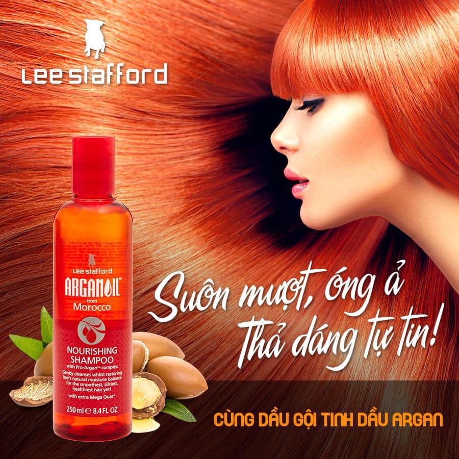 Dầu gội dưỡng tóc Lee Stafford tinh dầu Argan oil from Morocco 250ml