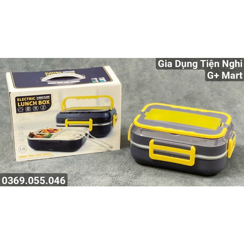 Hộp Ủ Cơm Cắm Điện Cao Cấp ELECTRIC LUNCHBOX RJH-A6 1,5L 40W Bảo Hành 12 Tháng - Giadungtiennghigmart