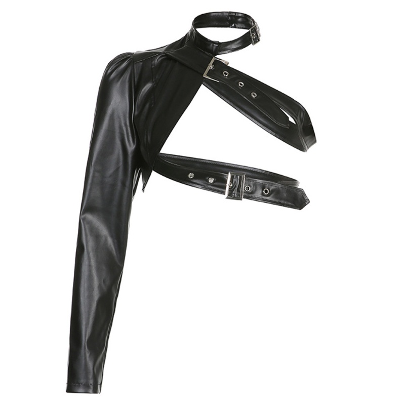 Áo khoác da tay dài thời trang cá tính dành cho nữ