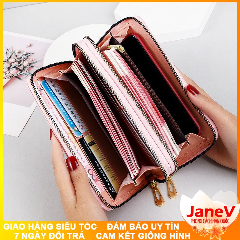 Ví Nữ Dài Cầm Tay Cao Cấp Sang Trọng Phong Cách Hàn Quốc TVNN399