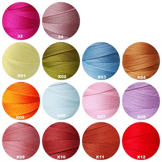 Sợi cotton tri 0,9mm (Bảng Màu 2: 21#-34#)