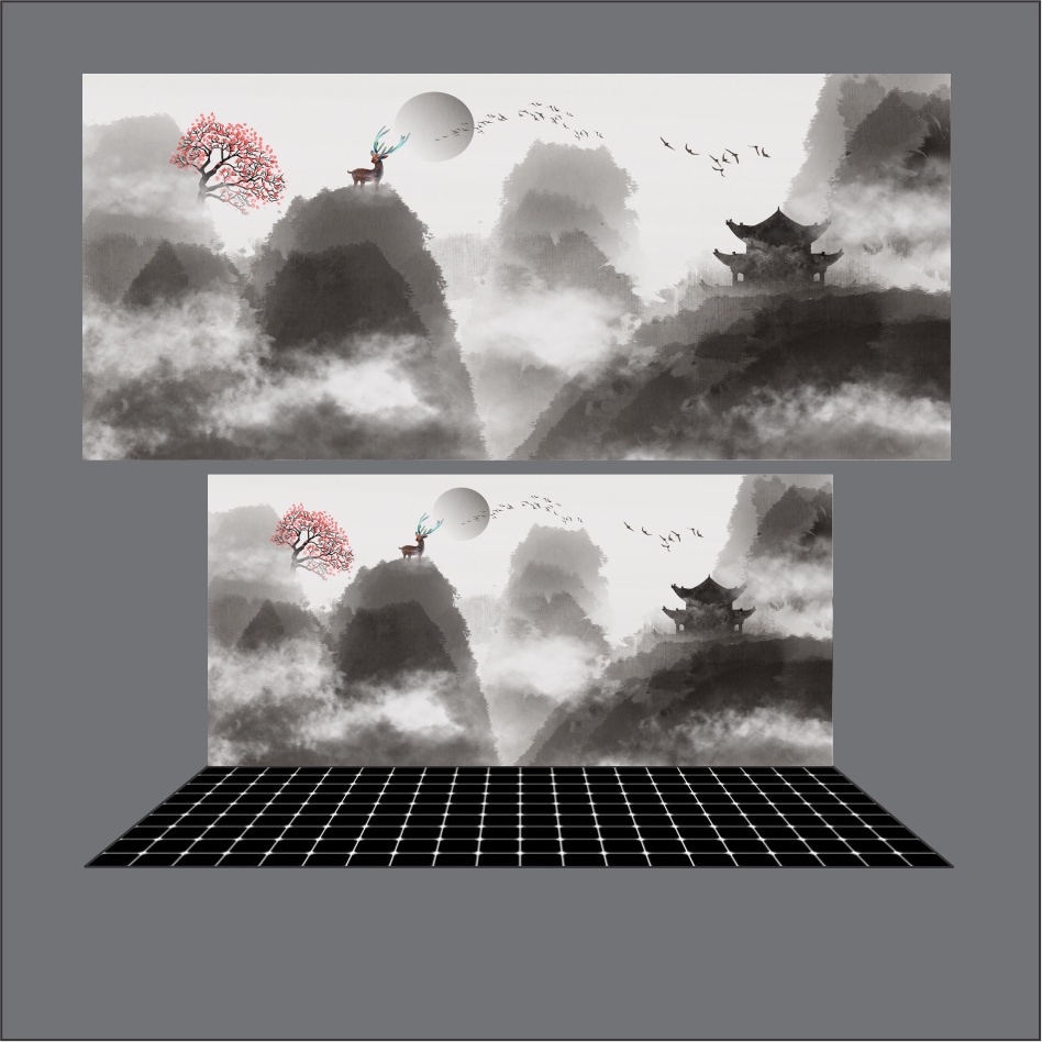 Decal dán hồ cá 3D nhiều kích thước giá rẻ_TRANH LƯNG