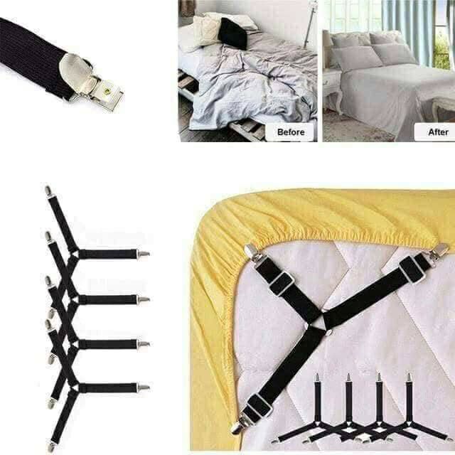 4 Kẹp cố định chỗ góc gra giường