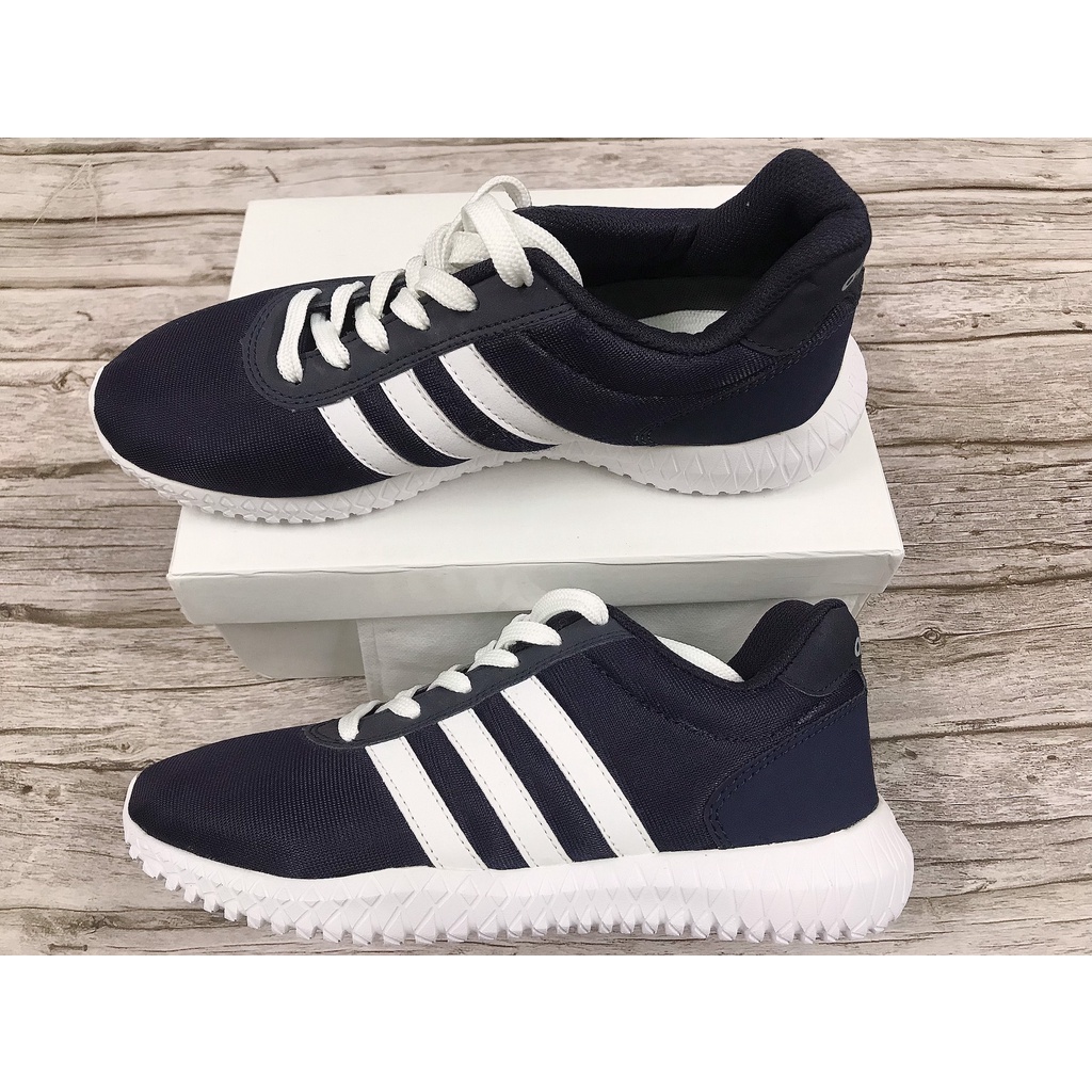 Giày thể thao nam tập gym - chạy bộ - hoạt động thể thao - sneaker nam 3 sọc trắng siêu bền, siêu đẹp
