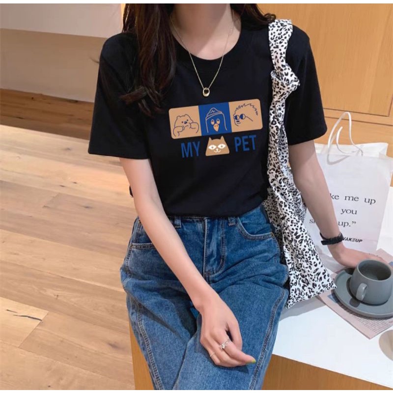 Áo thun nữ cổ tròn tay ngắn cộc tay mẫu mới kiểu dáng trẻ trung chất thun cotton cao cấp đẹp chuẩn hình