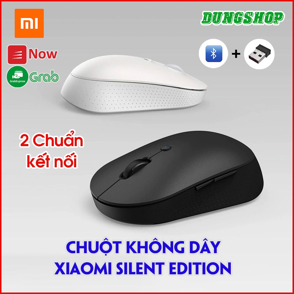 Chuột không dây 2 chuẩn kết nối Xiaomi Mouse Silent Edition (2020)