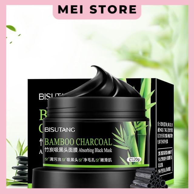 Mặt Nạ Lột Mụn Đầu Đen Than Tre Bisutang Bamboo Charcoal 120g