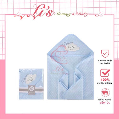 Chăn ủ cho bé sơ sinh Bebe Comfort choàng ủ trần bông mùa đông C128