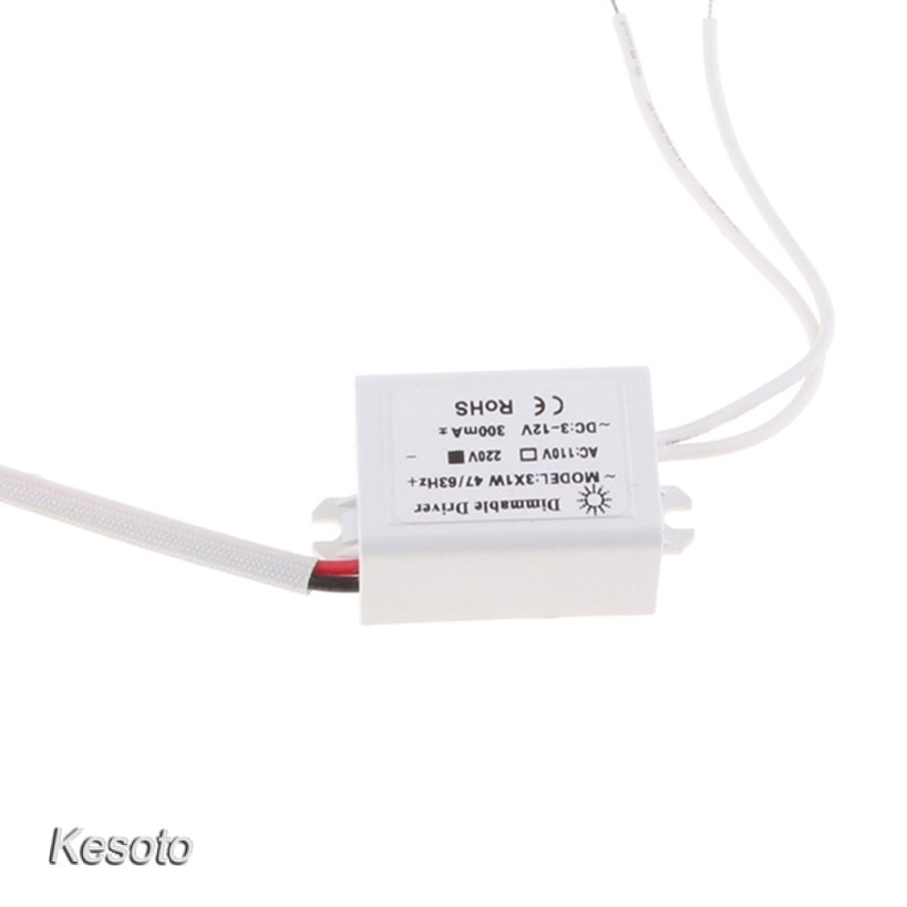 [KESOTO] Dimmable LED Driver 3x1W Dimming LED Driver DC 3-12V 300mA for LED Downlight