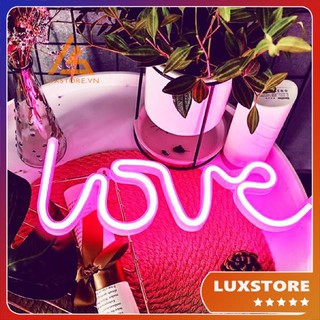 ĐÈN LED NEON TRANG TRÍ CHỮ LOVE - ĐÈN DECOR QUÀ TẶNG SINH NHẬT LỄ TÌNH NHÂN