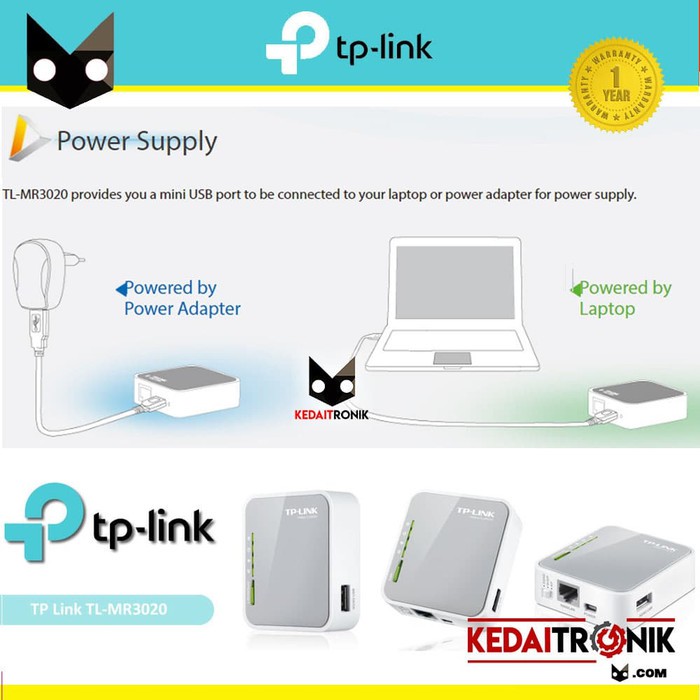 Mới Usb Phát Sóng Wifi Tp-link Tl-mr3020 3g / 4g