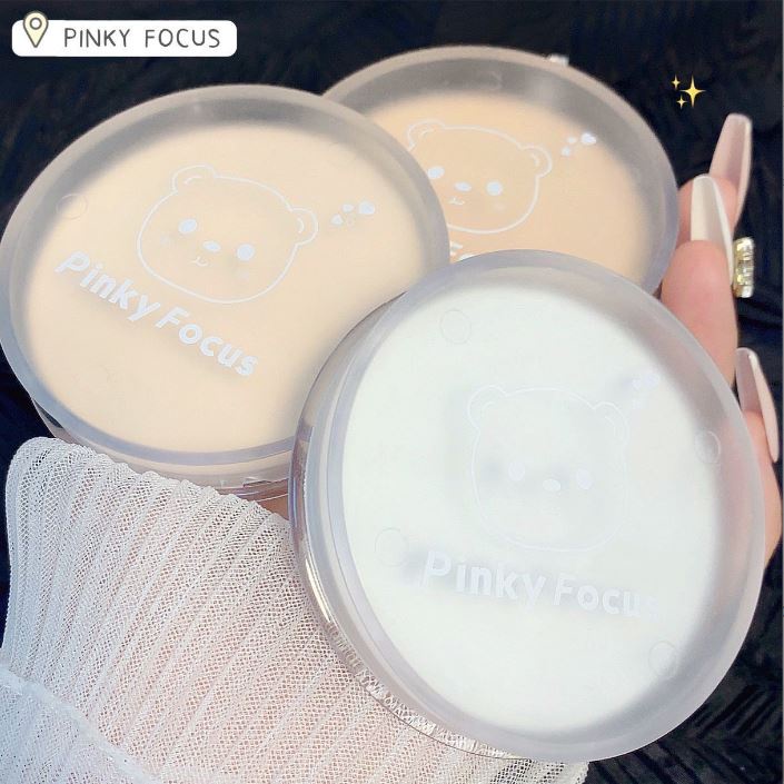 Phấn phủ nén Pink Focus Gấu dành cho da dầu
