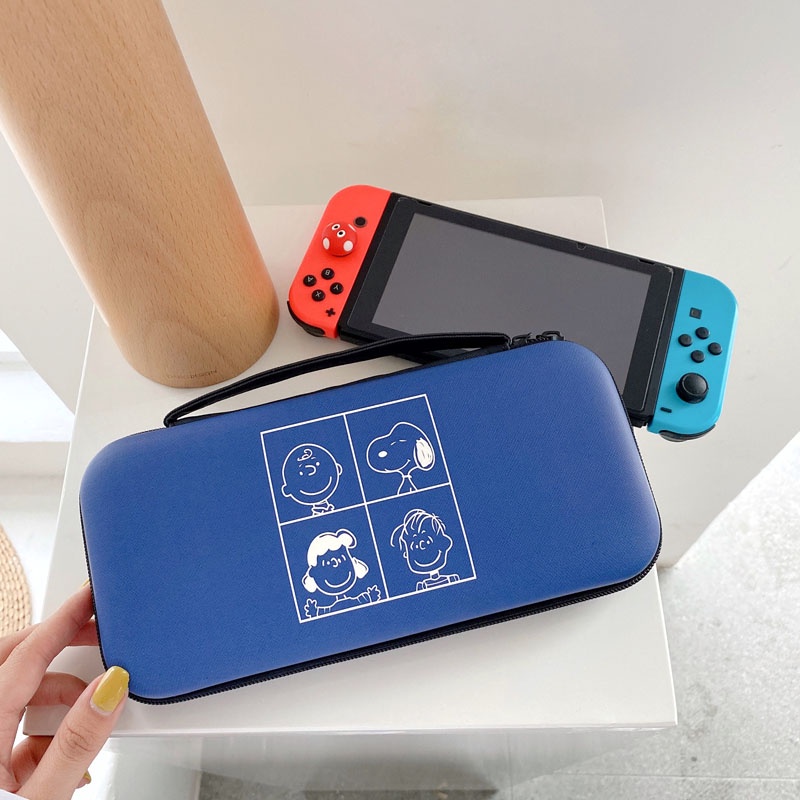 Túi Da Cứng Họa Tiết Hoạt Hình Đựng Máy Chơi Game Nintendo Switch NS Vỏ