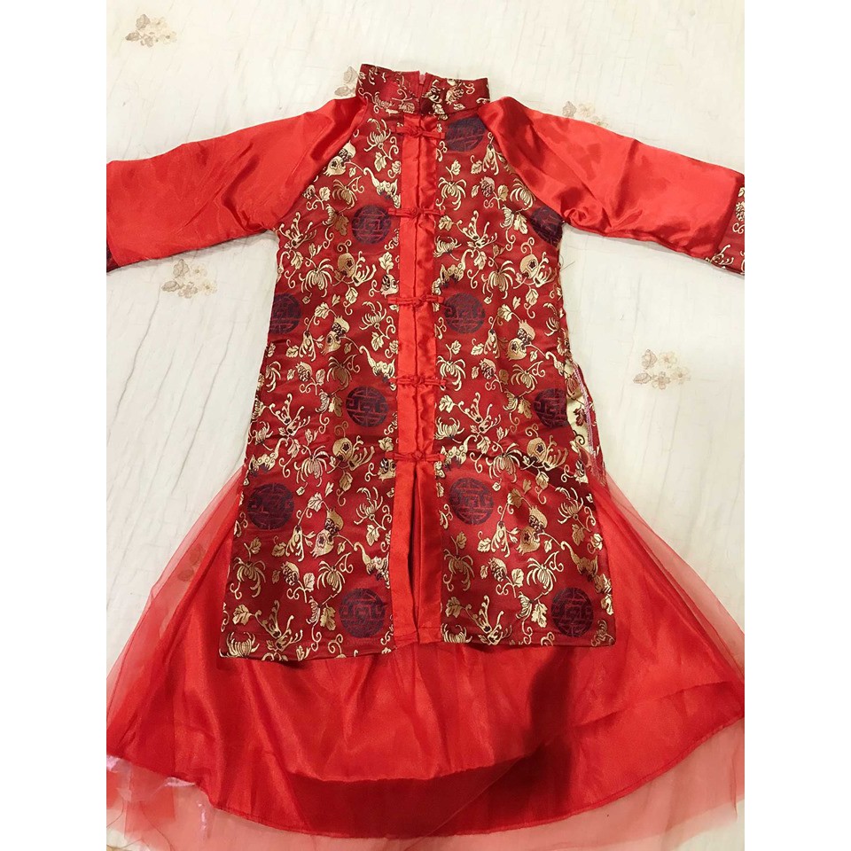 Áo dài cách tân cho bé trai và bé gái