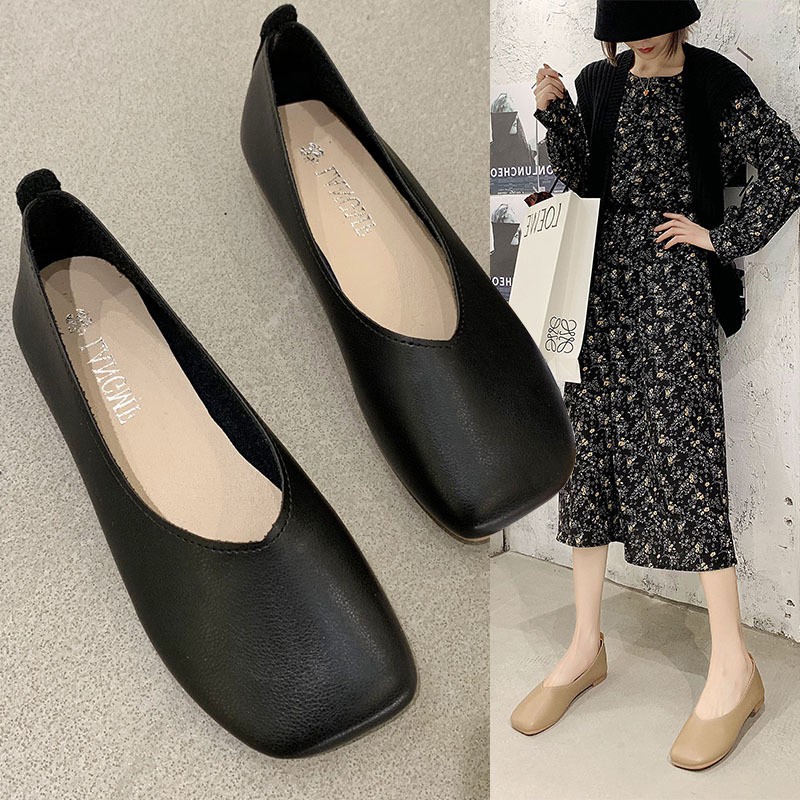 Giày Búp Bê Nữ Phối Lông Thời Trang 2021 | BigBuy360 - bigbuy360.vn