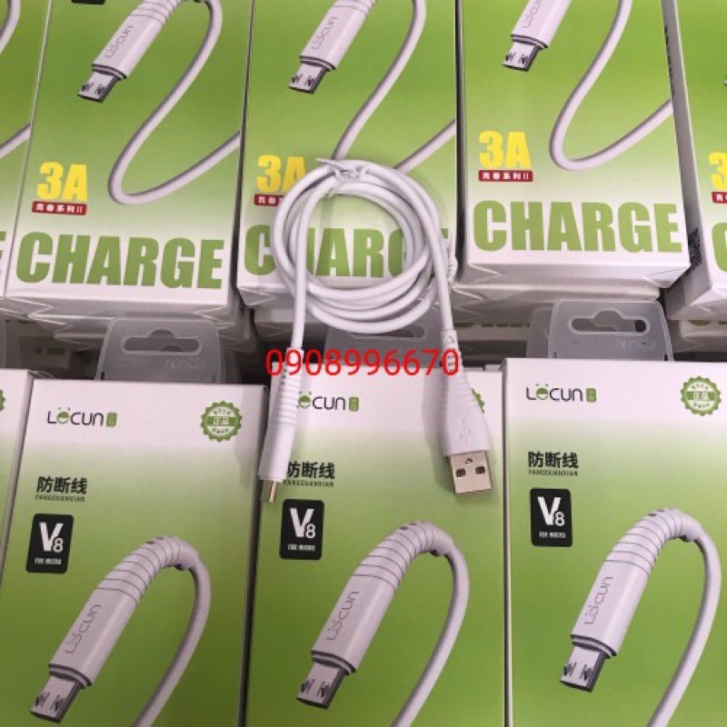Dây Cáp Lecun FD-10 Micro Usb cho Samsung, Oppo, Vsmart,...