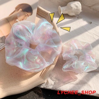 Dây cột tóc đuôi ngựa kim tuyến lấp lánh -pk047- lychee