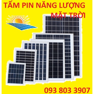 Tấm pin năng lượng mặt trời solar panel 6v 20w poly - solar panel 6v 20w poly,sẵn dây nối 5m,đầu cắm tùy chọn -phụ kiện