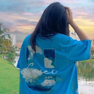 MS110 áo thun uncover unisex oversize size m,l 45kg - 70kg DTL