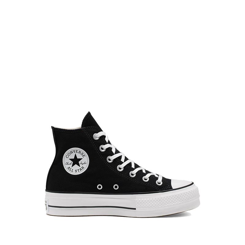 Giày Converse Women's Chuck Taylor All Star Platform Canvas Sneakers - Black/White/White
