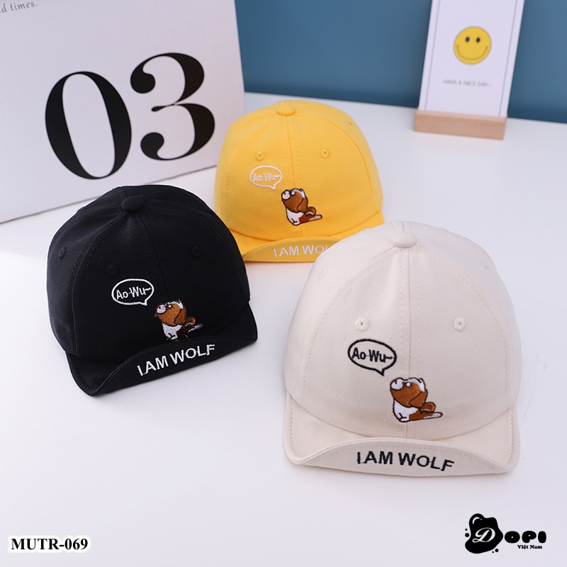 Mũ lưỡi trai cho bé trai bé gái từ 6-18 tháng MUTR-069