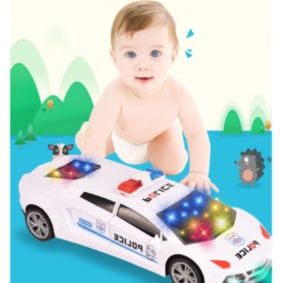 [Hàng sẵn] Đồ chơi xe Ô tô đồ chơi Xoay 360 độ Có đèn, phát nhạc vui nhộn