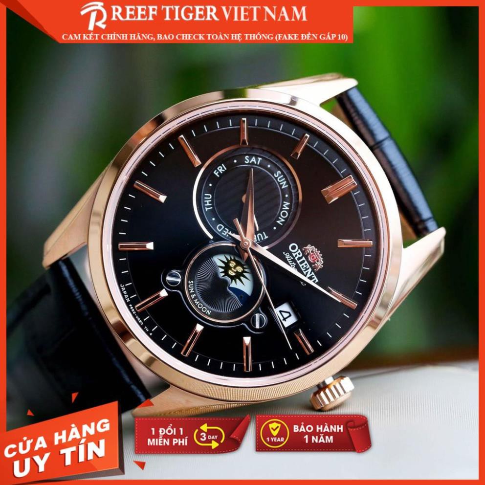 [REEFTIGERVIETNAM]  Đồng hồ nam Orient Sun and Moon Gen 5 RA-AK0304B00C