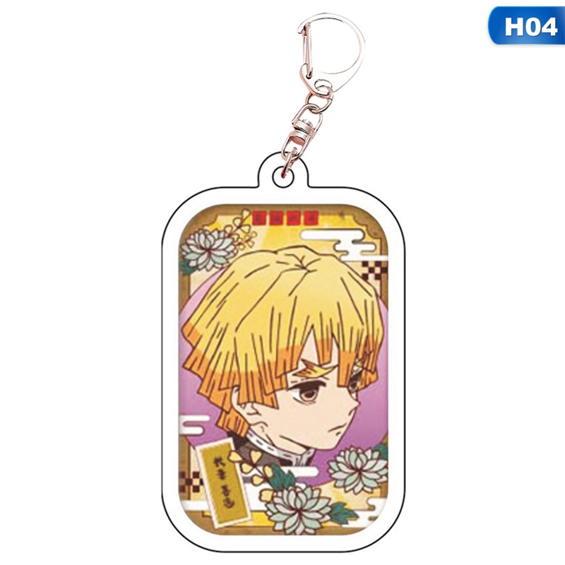 flowersqueen Móc khóa hình anime Demon Slayer đáng yêu