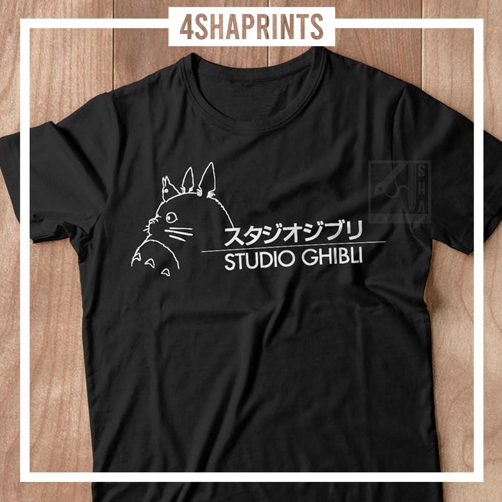 (SALE 50%) Áo thun Studio Ghibli Shirt  My Neighbor Totoro Quality Anime  ngắn tay cổ tròn độc đẹp