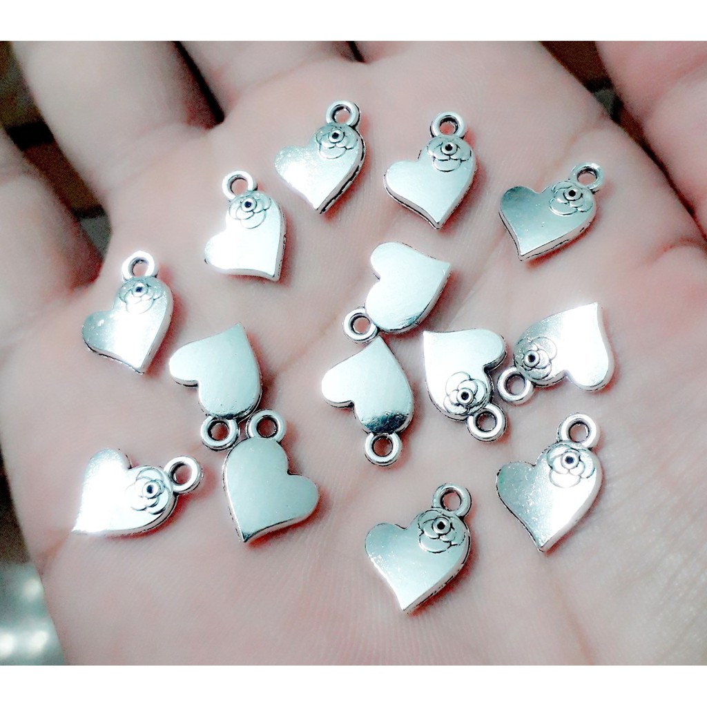 Charm bạc cổ : sỉ 50g = 23k / 1gói [ Chuyên sỉ charm ]