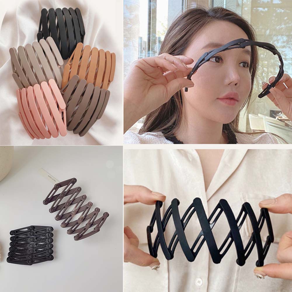 Băng đô cài tóc acrylic chống trượt thời trang mùa hè Hàn Quốc sành điệu cho nữ