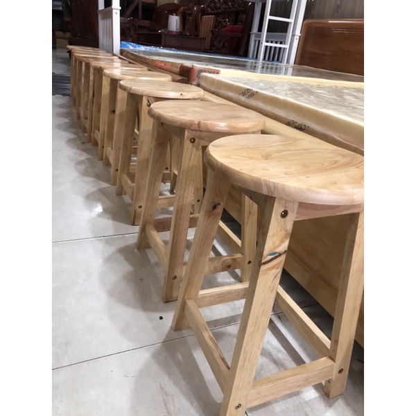 Ghế đôn gỗ 47cm